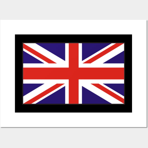 FLAG OF UK Wall Art by gold package